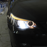 BMW 5 E60 замена линз в фарах