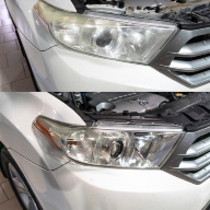 Полировка фар — Toyota Highlander
