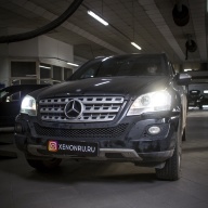 Mercedes-Benz ML 350 - улучшение света фар