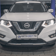 Nissan X-Trail 2020 - установка светодиодных bi led модулей