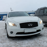 Infiniti M37 замена линз на Hella 3R