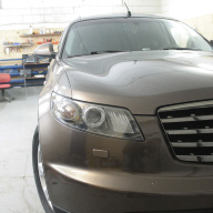 Infiniti FX35 ремонт запотевания фар