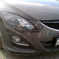 Mazda 6 покраска фар. Замена линз