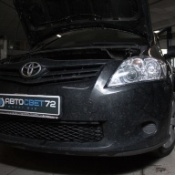 Toyota Auris Установка новых ксеноновых ламп Narva D2S (Germany).
