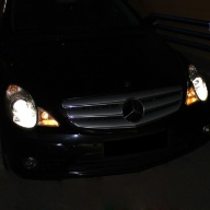 Mercedes Benz R class замена линз