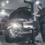 Слабый ближний свет фар Honda CR-V. Улучшение света, замена линз на BI-LED.