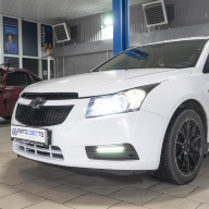 Установка BI-LED линз в рефлекторные фары Chevrolet Cruze