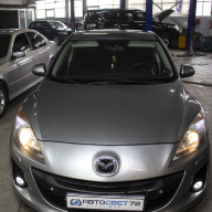 Mazda 3 bl - замена линз на Hella.