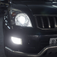 Prado 120 установка линз в фары