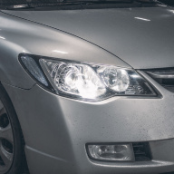 Honda Civic 4D - почти полное отсутствие ближнего света фар. Установка линз