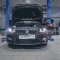 Bi-led линзы в Volkswagen Polo