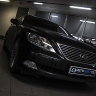 Lexus LS460 Заменили старые линзы на новые Bi-Led Aozoom A3 max