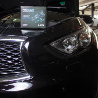 Установили дневные ходовые огни в секцию поворотников ProBright PROXIMA TDRL-4.5 в Infiniti FX 37