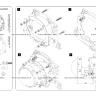 Переходные рамки Kia Rio III (2015-2017) под Hella 3R, Aozoom (Комплект, 2шт)  - 